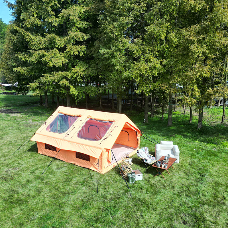 12m² RBM oppusteligt telt med panoramisk ovenlysvindue